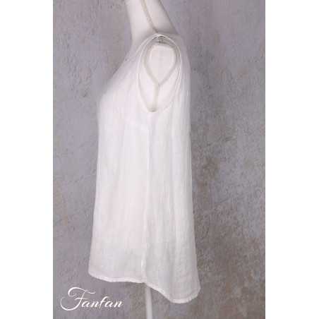 Grizas Top 52144/4-L400 en lin blanc