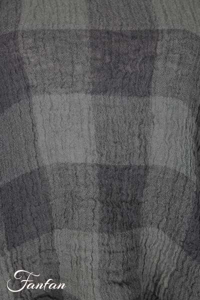 Grizas Top 52745-L-416 en lin gaufré vert