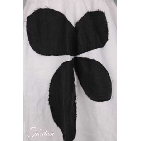 Grizas Jupe 4482-L532-151-17 blanc et noir
