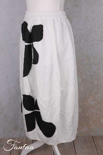 Grizas Jupe 4482-L532-151-17 blanc et noir