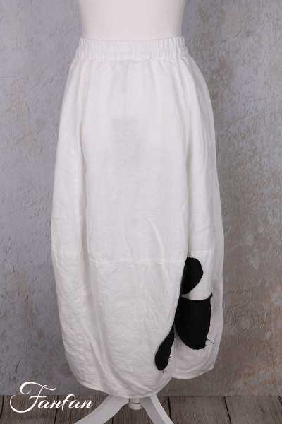 Grizas Jupe 4482-L532-151-17 blanc et noir