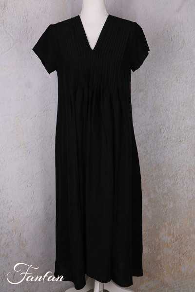 Grizas Robe 5709/2-S3 bambou et soie noir