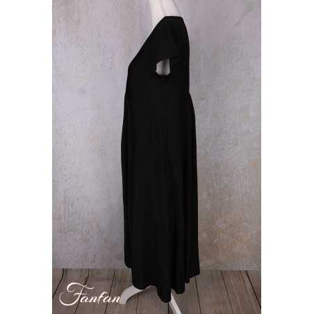 Grizas Robe 5709/2-S3 bambou et soie noir