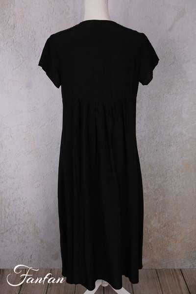 Grizas Robe 5709/2-S3 bambou et soie noir