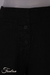 Grizas Pantalon en lin 3856-L257-T159 noir
