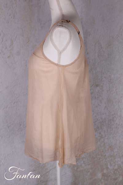 Les Ours Top Basic Blush voile de coton