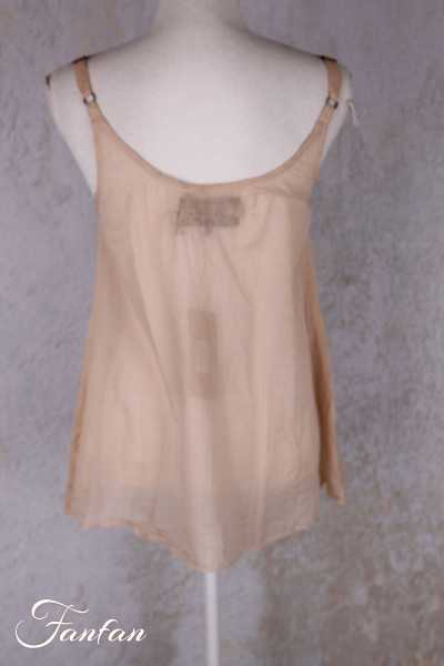 Les Ours Top Basic Blush voile de coton