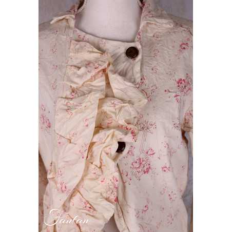 Les Ours Veste courte Anethi Liberty bouquet en popeline