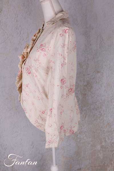 Les Ours Veste courte Anethi Liberty bouquet en popeline