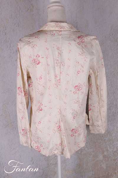 Les Ours Veste courte Anethi Liberty bouquet en popeline