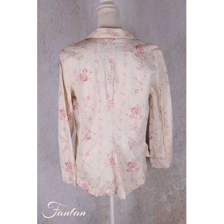 Les Ours Veste courte Anethi Liberty bouquet en popeline