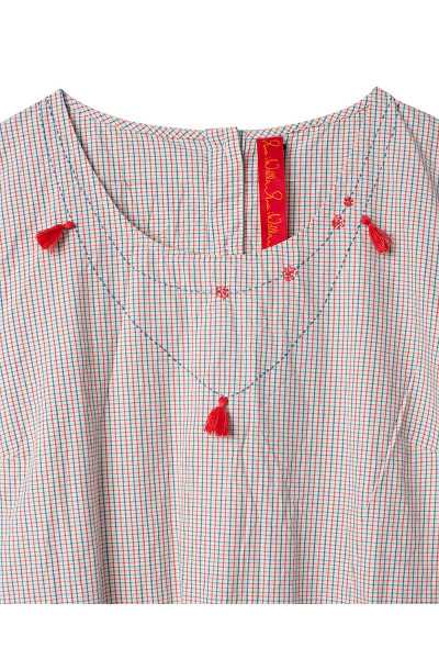 Ewa i walla Robe Pyret 55952 Original checked cotton