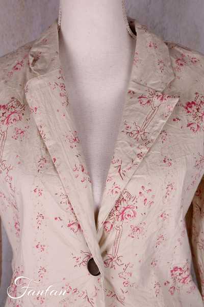 Les Ours Veste Chili Liberty bouquet en popeline