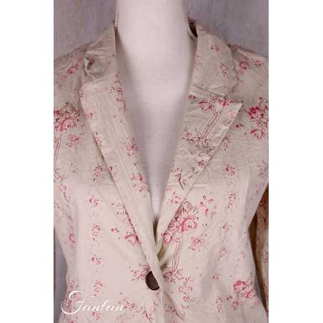 Les Ours Veste Chili Liberty bouquet en popeline