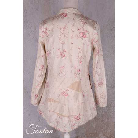 Les Ours Veste Chili Liberty bouquet en popeline