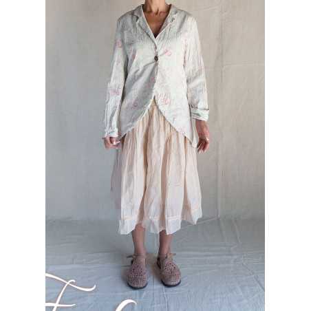 Les Ours Veste Chili Liberty bouquet en popeline