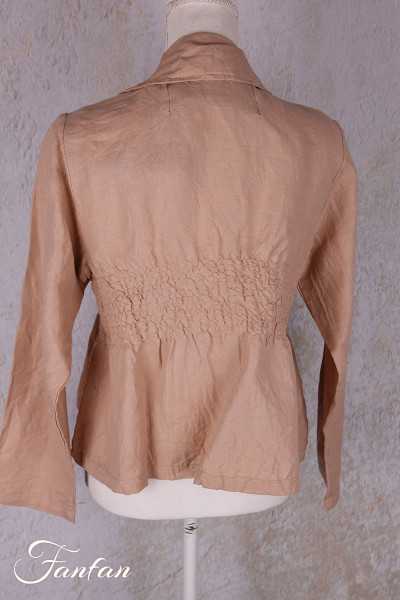 Les Ours Veste courte Agave Blush en lin