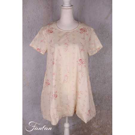 Les Ours Tunique Creol long Liberty bouquet coton