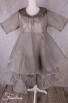 Les Ours Robe Yanaelle perle organza de coton