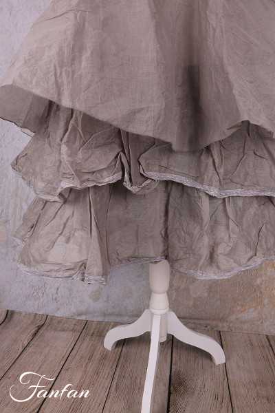 Les Ours Robe Yanaelle perle organza de coton