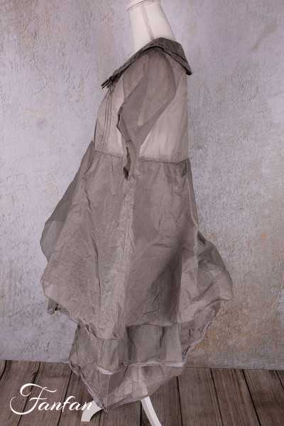 Les Ours Robe Yanaelle perle organza de coton