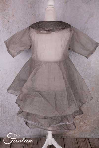 Les Ours Robe Yanaelle perle organza de coton
