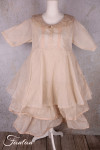 Les Ours Robe Yanaelle Blush organza de coton