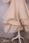 Les Ours Robe Yanaelle Blush organza de coton