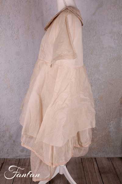 Les Ours Robe Yanaelle Blush organza de coton