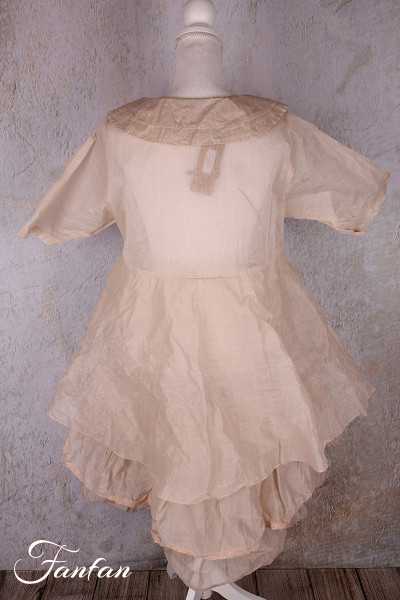 Les Ours Robe Yanaelle Blush organza de coton