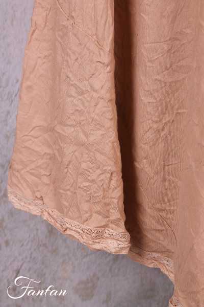 Les Ours Robe Calanga Blush coton et lin