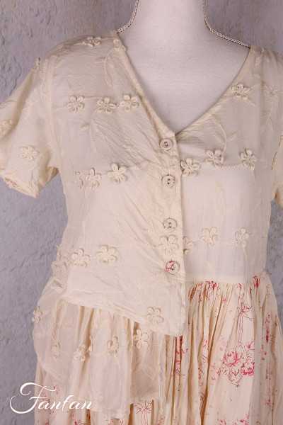 Les Ours Robe Rina Liberty bouquet en popeline