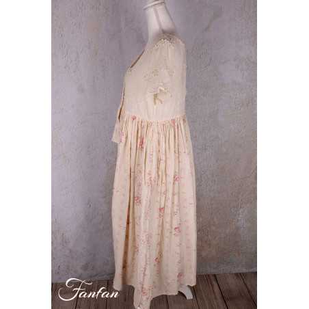 Les Ours Robe Rina Liberty bouquet en popeline