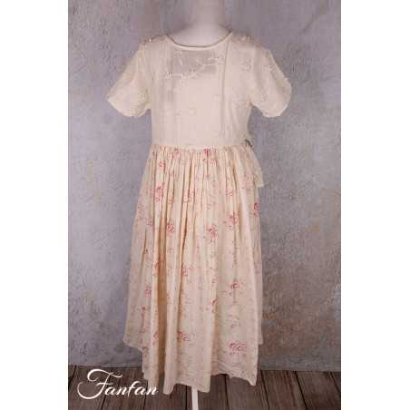 Les Ours Robe Rina Liberty bouquet en popeline