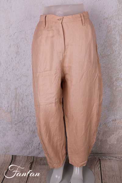 Les Ours Pantalon Gaston Blush en coton et lin
