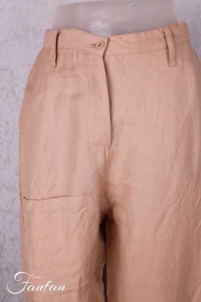 Les Ours Pantalon Gaston Blush en coton et lin