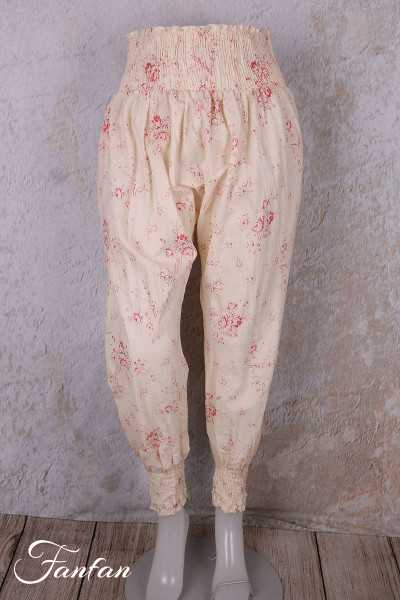 Les Ours pantalon Fanfan Liberty bouquet voile de coton