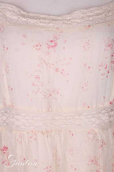 Les Ours Top Laura Liberty bouquet voile de coton