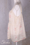 Les Ours Top Laura Liberty bouquet voile de coton