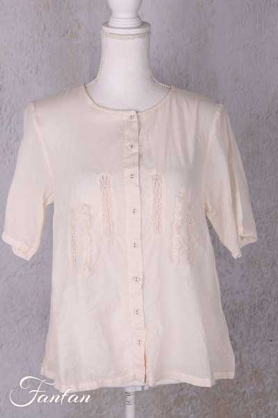 Ewa i walla Blouse Gun 44186 Oat Sushi voile