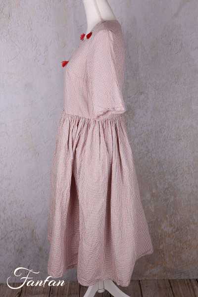 Ewa i walla Robe Pyret 55952 Original checked cotton