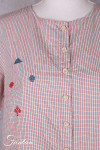 Ewa i walla Blouse Rachelle 44198 Original checked cotton