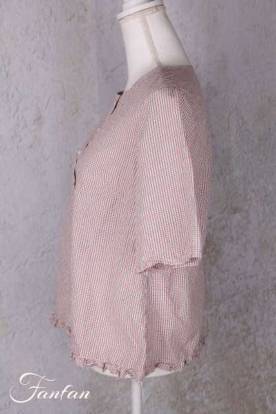 Ewa i walla Blouse Rachelle 44198 Original checked cotton