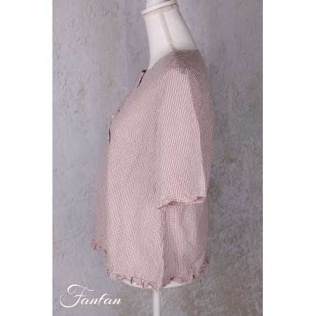 Ewa i walla Blouse Rachelle 44198 Original checked cotton