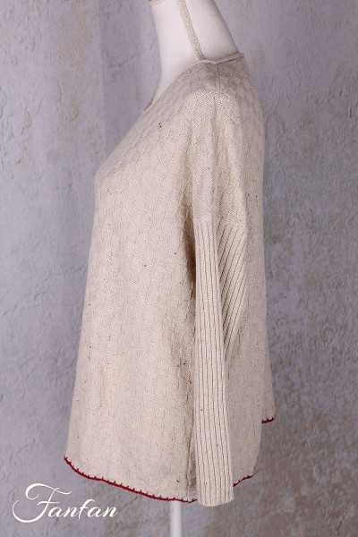 Ewa i walla Pullover coton Raja 44210 Cream