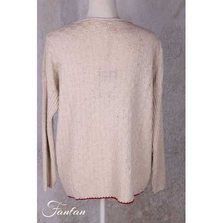 Ewa i walla Pullover coton Raja 44210 Cream