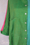 Alembika Top RT357T Tropical lin vert et fuchsia