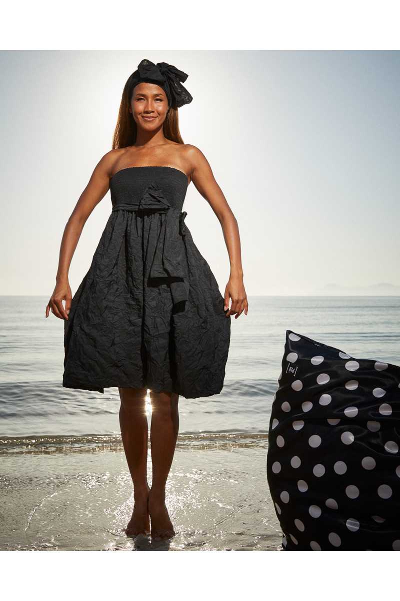 PLÜ-Plus la vie Robe Bow dress 1155 black