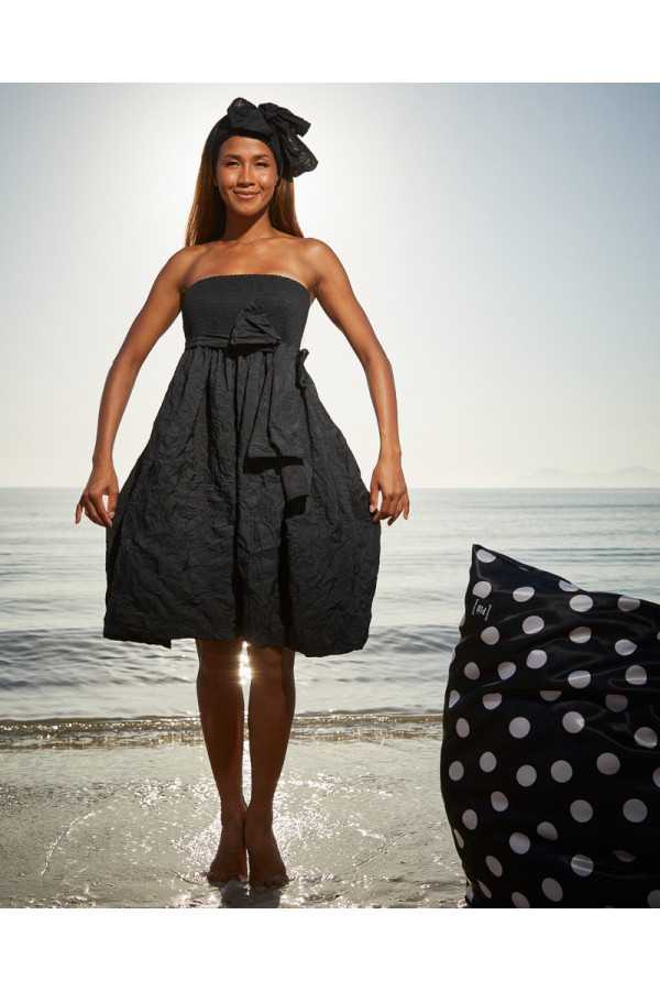 PLÜ-Plus la vie Robe Bow dress 1155 black