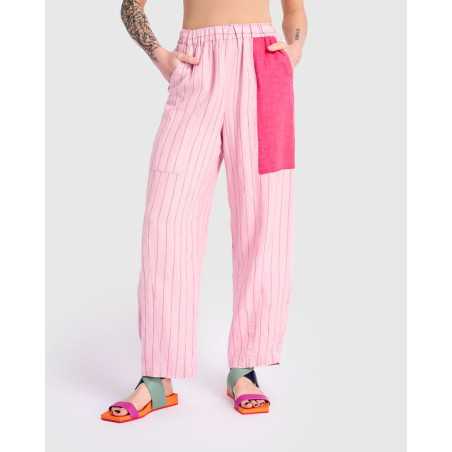 Alembika Pantalon RP346 Pink Lin